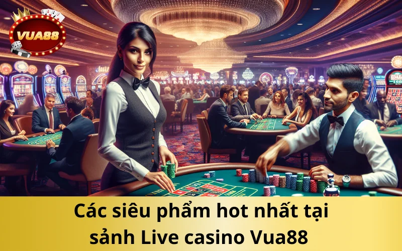 Các siêu phẩm hot nhất tại sảnh Live casino Vua88 